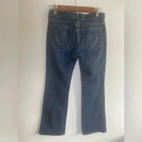 🎯 James Jeans Dry‎ Aged Denim Straight Low Rise Jimmy Istanbul Jeans Sz 26 0163 - Picture 6 of 12